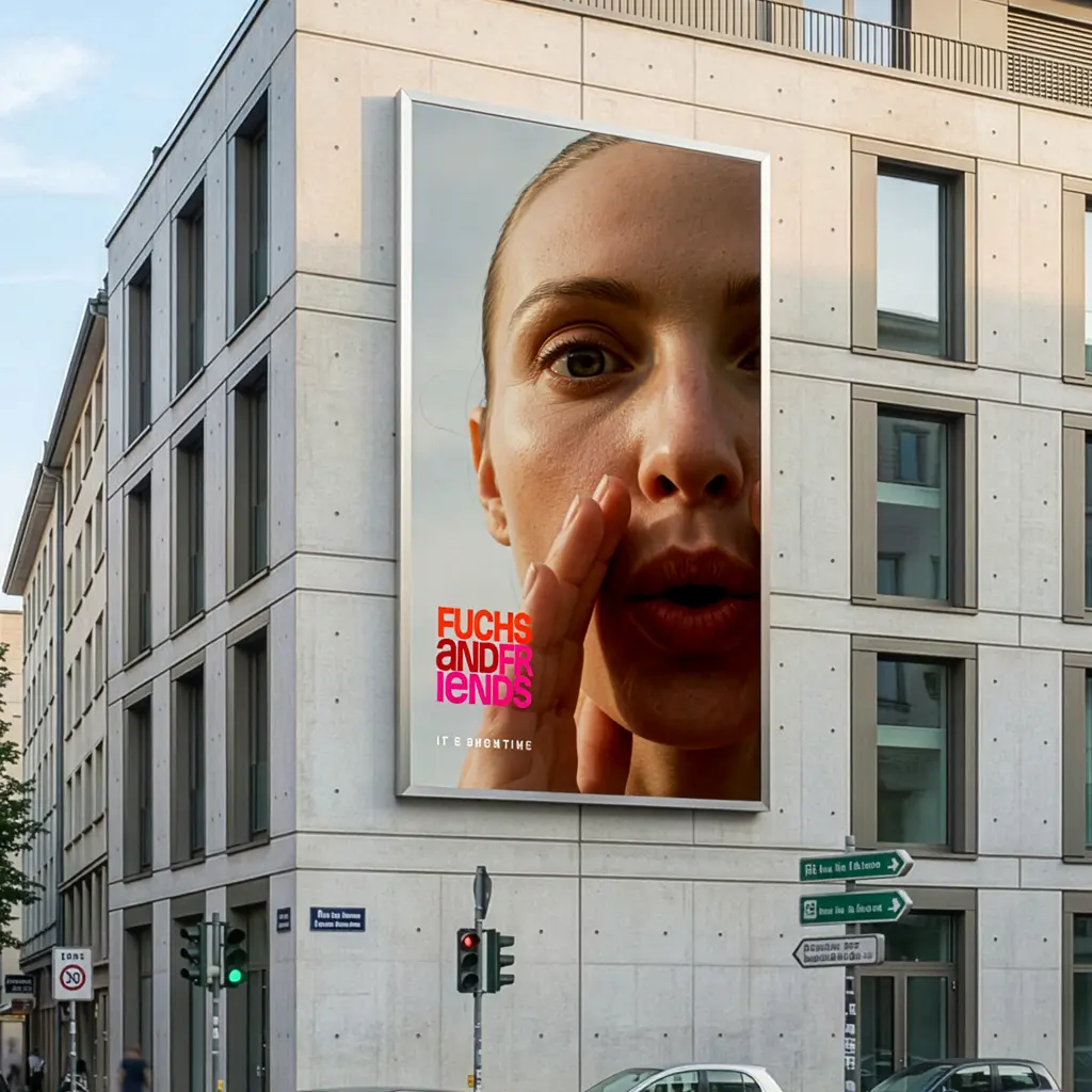 Großformatiger Digitaldruck auf Billboard